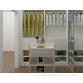 Wooden sliding door bedroom furniture walk in wardrobe